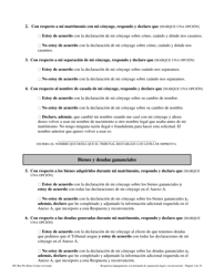 Respuesta Impugnatoria a La Demanda De Separacion Legal Y Reconvencion - Washington, D.C. (Spanish), Page 2