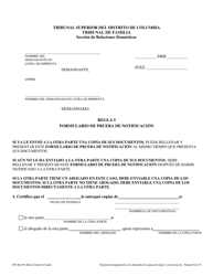 Respuesta Impugnatoria a La Demanda De Separacion Legal Y Reconvencion - Washington, D.C. (Spanish), Page 8