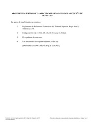 Peticion De Desacato - Washington, D.C. (Spanish), Page 3