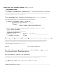 Peticion Para Consolidar Casos - Washington, D.C. (Spanish), Page 5