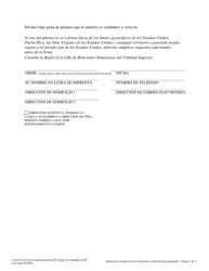 Oposicion a La Peticion De Revision De La Orden Del Juez Magistrado - Washington, D.C. (Spanish), Page 3
