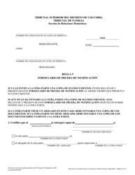 Oposicion a La Peticion De Revision De La Orden Del Juez Magistrado - Washington, D.C. (Spanish), Page 5
