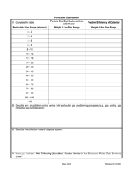 Attachment M Air Pollution Control Device Sheet (Wet Collecting System-Scrubber) - West Virginia, Page 3
