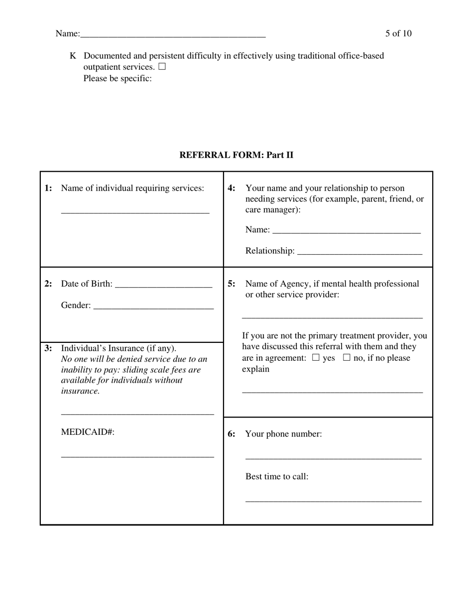 Assertive Community Treatment (Act) Referrals - Monroe County, New York, Page 5