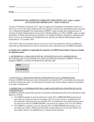Document preview: Remisiones De Assertive Community Treatment (Act) - Monroe County, New York (Spanish)
