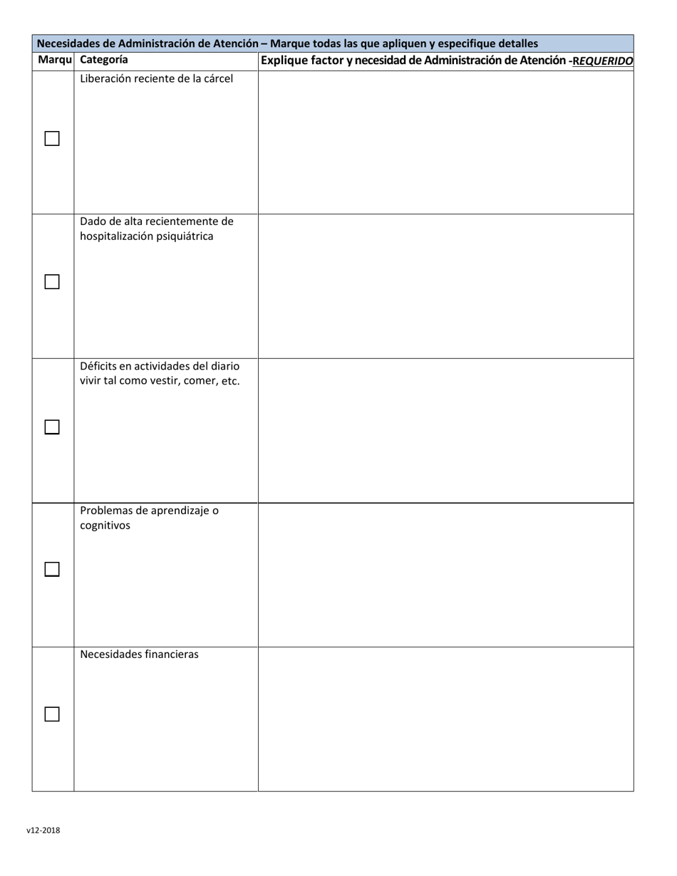 Formulario De Remision Comunitaria Del Condado De Monroe Para Atencion De Salud Administrada - Monroe County, New York (Spanish), Page 4