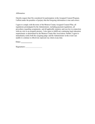 Panel Application - Assigned Counsel Program - Monroe County, New York, Page 14