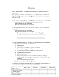 Panel Application - Assigned Counsel Program - Monroe County, New York, Page 5