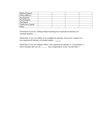 Panel Application - Assigned Counsel Program - Monroe County, New York, Page 6