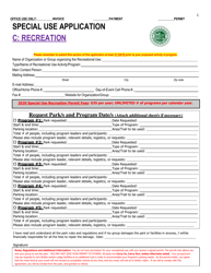 Document preview: Special Use Application - Recreation - Monroe County, New York