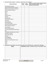 Form DAAS-6224 Adult Services Annual Assessment - North Carolina, Page 4