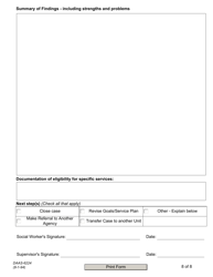 Form DAAS-6224 Adult Services Annual Assessment - North Carolina, Page 8