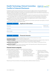 Document preview: Form HCA13-0086 Health Technology Clinical Committee Conflict of Interest Disclosure - Washington