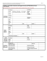 Document preview: Children and Family Treatment and Support Services (Cftss) Referral Form - Monroe County, New York