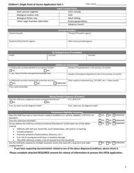 Children&#039;s Single Point of Access Application - Monroe County, New York, Page 3