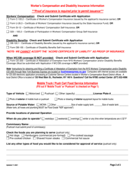 Application for a Permit to Operate a Food Service Establishment - Monroe County, New York, Page 2