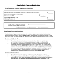 Greatrate/Greatrebate Program Application - Monroe County, New York, Page 4