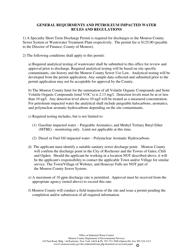 Specialty Short Term Discharge Permit - Monroe County, New York, Page 3