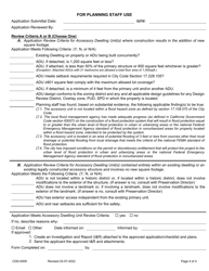 Form CDD-0009 Accessory Dwelling Unit (Adu) Planning Application - City of Sacramento, California, Page 4