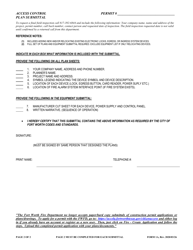 Form 1A Access Control Plan Submittal - City of Fort Worth, Texas, Page 2