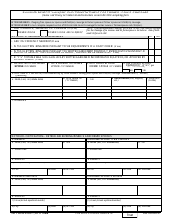 DD Form 2656-1 &quot;Survivor Benefit Plan (SBP) Election Statement for Former Spouse Coverage&quot;