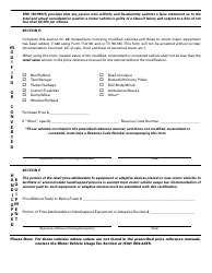 Form 71A101 Motor Vehicle Usage Tax Multi-Purpose Form - Kentucky, Page 2