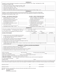 Form M-1120 Corporation Income Tax Return - City of Muskegon, Michigan, Page 4