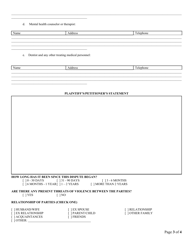 Parenting Coordination Intake Form - Franklin County, Ohio, Page 3