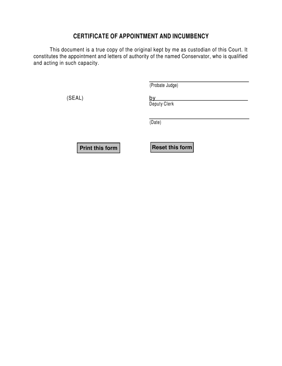 Form 20.2 Letters of Conservatorship - Warren County, Ohio, Page 2