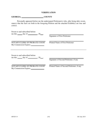 Form GPCSF19 Petition to Compromise Doubtful Claim of Minor or Adult Ward - Georgia (United States), Page 12