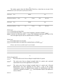Form GPCSF19 Petition to Compromise Doubtful Claim of Minor or Adult Ward - Georgia (United States), Page 5