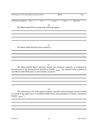 Form GPCSF19 Petition to Compromise Doubtful Claim of Minor or Adult Ward - Georgia (United States), Page 6