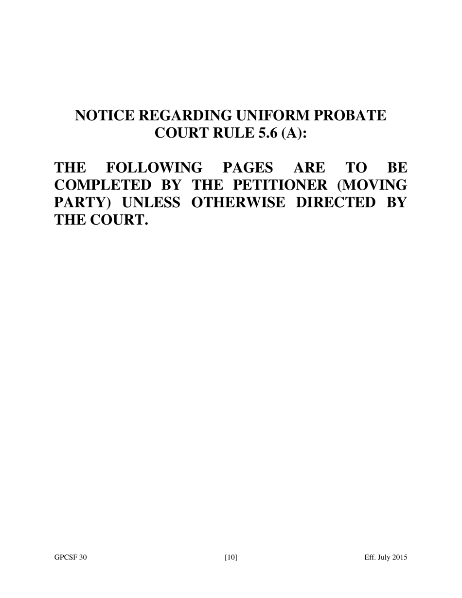 Form GPCSF30 Petition for Letters of Conservatorship of Minor - Georgia (United States), Page 12