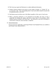 Form GPCSF30 Petition for Letters of Conservatorship of Minor - Georgia (United States), Page 2