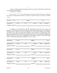 Form GPCSF30 Petition for Letters of Conservatorship of Minor - Georgia (United States), Page 5