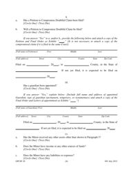 Form GPCSF30 Petition for Letters of Conservatorship of Minor - Georgia (United States), Page 6
