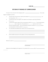 BCPC Form 478 Commission to Ascertain Value of Provision for Surviving Spouse Under Legal Disability Under Will and Value of Rights at Law - Butler County, Ohio, Page 2