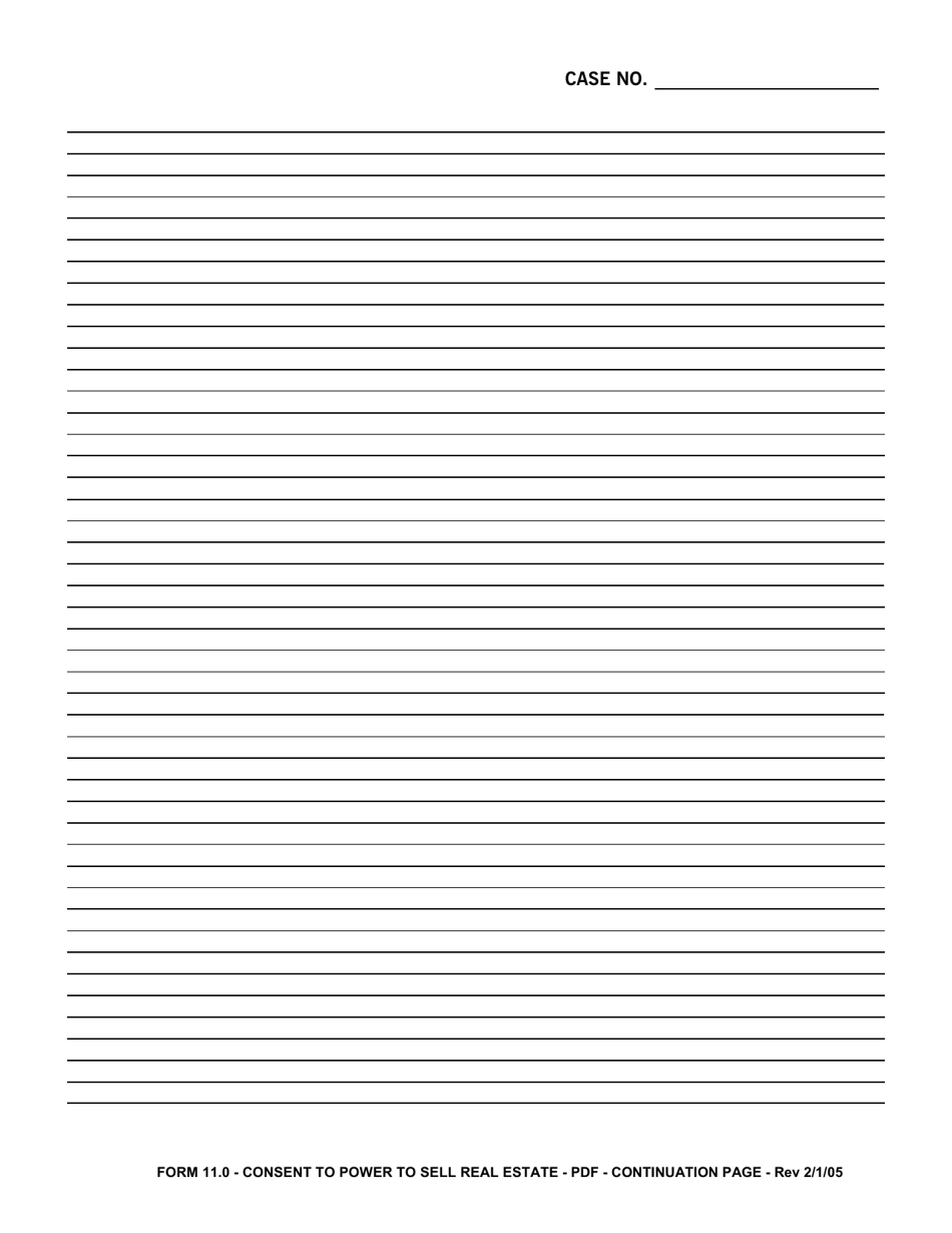 Form 11.0 Consent to Power to Sell Real Estate - Butler County, Ohio, Page 2