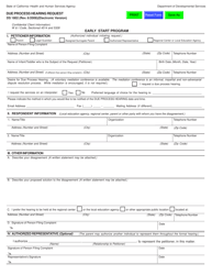 Document preview: Form DS1802 Due Process Hearing Request - California