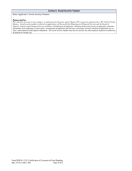Form DFS-N1-1742 Certification of Licensure in Good Standing - Florida, Page 2