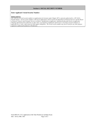Form DFS-N1-1712 Application to Re-take Florida Law &amp; Rules Exam - Florida, Page 2