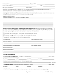 Form 171-60 Income Withholding for Support - Lake County, Illinois, Page 4