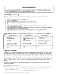 Six Month Firearms Restraining Order - Lake County, Illinois, Page 2