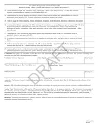 ATF Form 3252.2 Informant Agreement - Draft, Page 2
