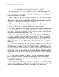 Document preview: Statement and Acknowledgement of Rights - Cuyahoga County, Ohio