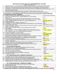Residential Plan Review Checklist - Volusia County, Florida, Page 12