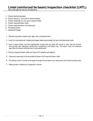 One and Two Family Dwelling Inspection Checklist - Volusia County, Florida, Page 10