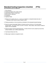 One and Two Family Dwelling Inspection Checklist - Volusia County, Florida, Page 4