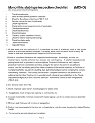 One and Two Family Dwelling Inspection Checklist - Volusia County, Florida, Page 6