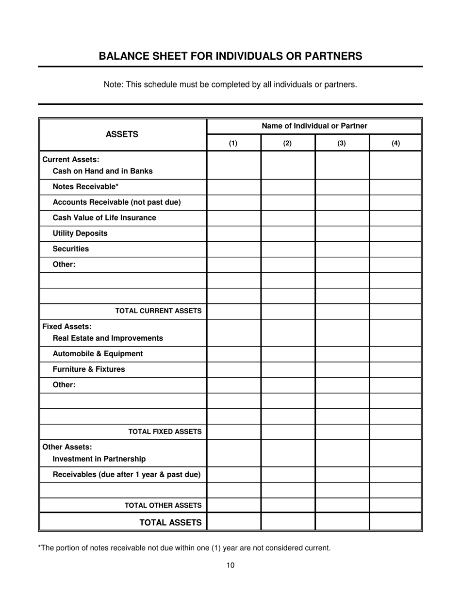 Contractors Statement of Experience and Financial Condition - City of Chicago, Illinois, Page 17